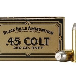 Black Hills Cowboy Action 45 Colt (Long Colt) Ammo 250 Grain Flat Nose