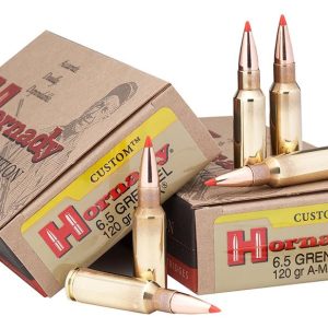 Hornady Custom 6.5 Grendel Ammo 123 Grain Hornady SST (Super Shock Tip) Polymer Tip Box of 20